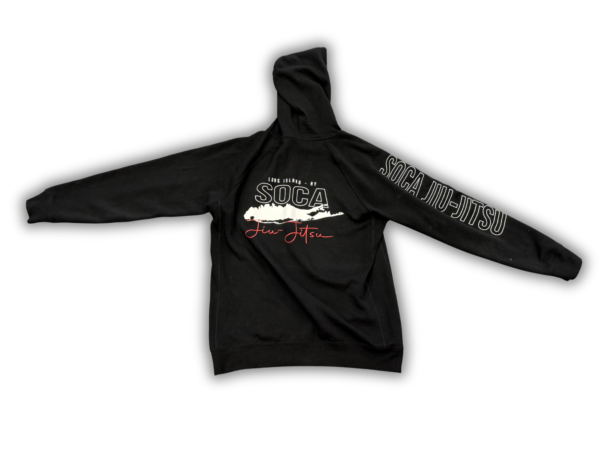 SOCA BJJ MIDWEIGHT SLIN FIT HOODED PULLOVER SWEATSHIRT